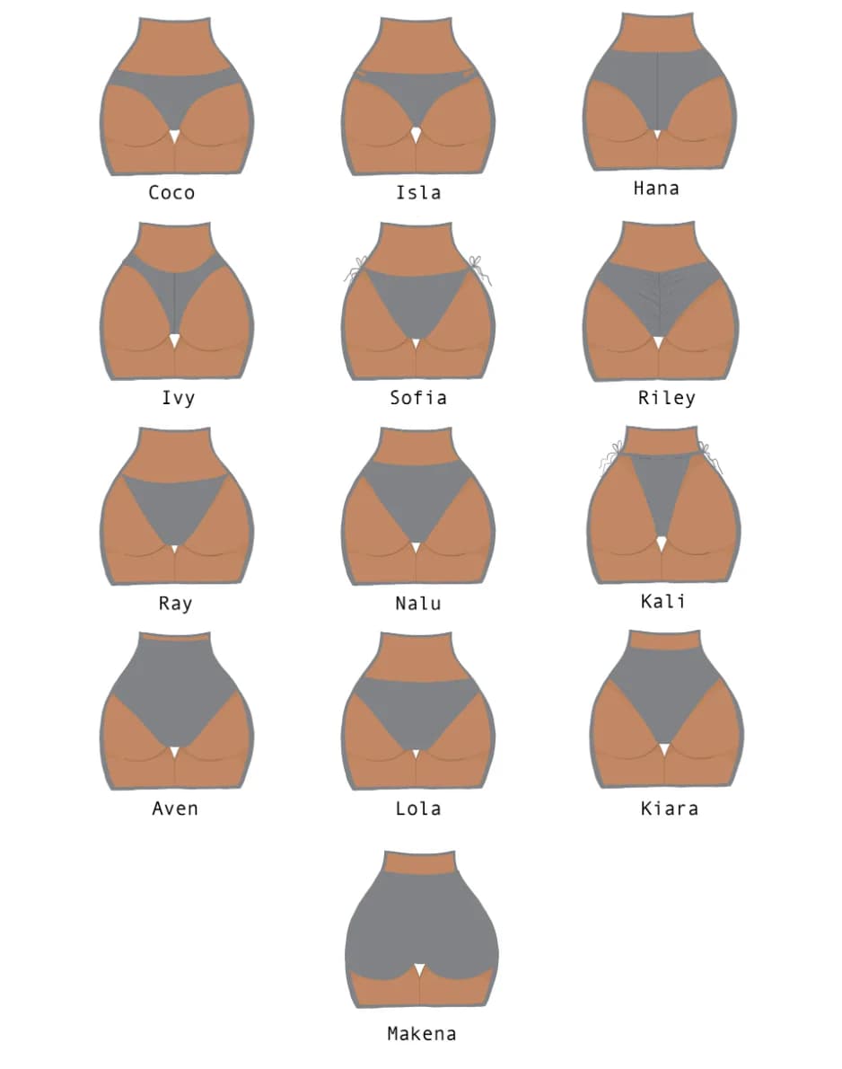 SwimTailor Bikini Bottom Styles