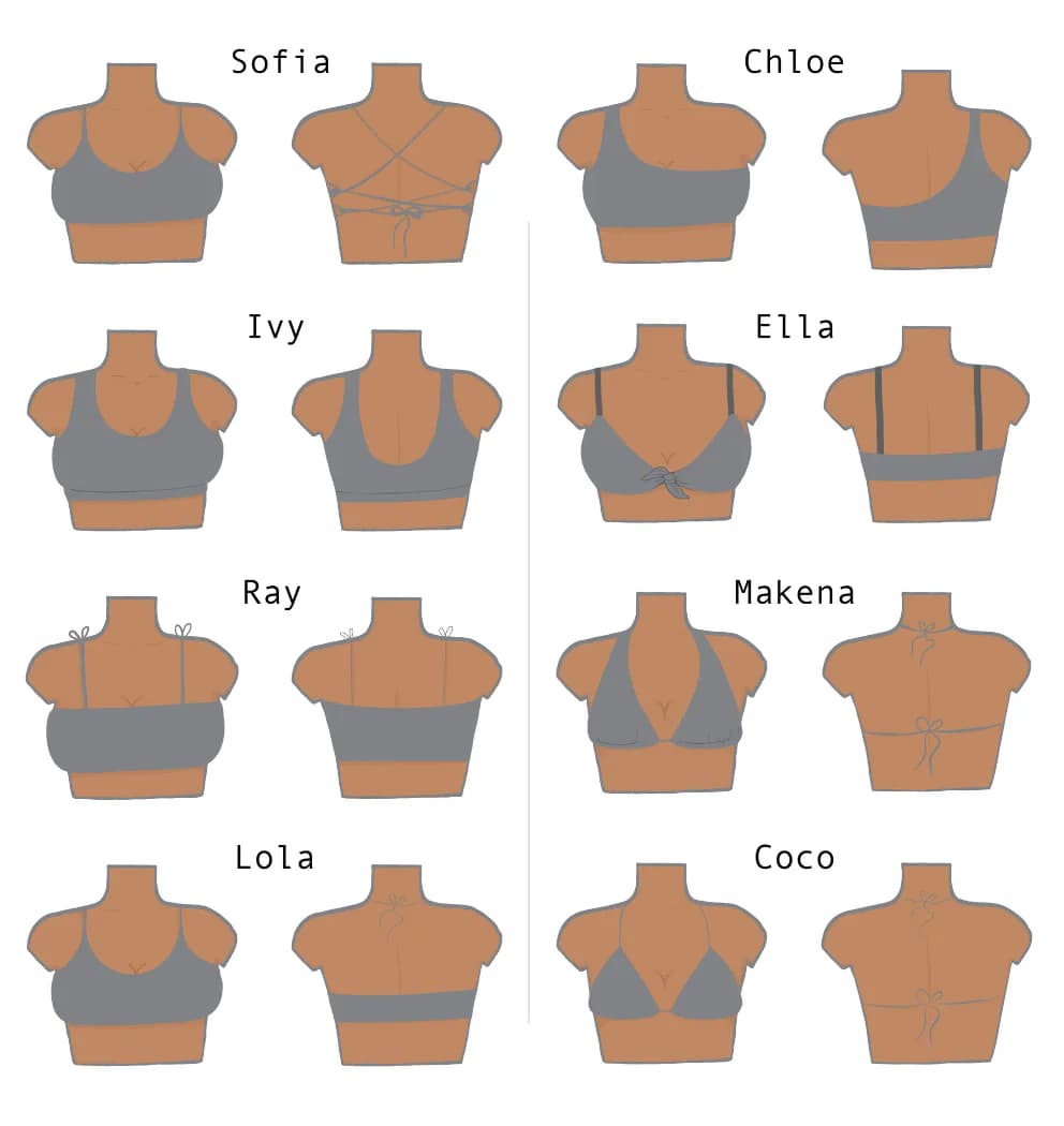 SwimTailor Bikini Top Styles