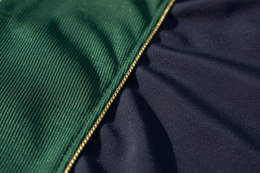 Detail of Italian swimwear fabric texture